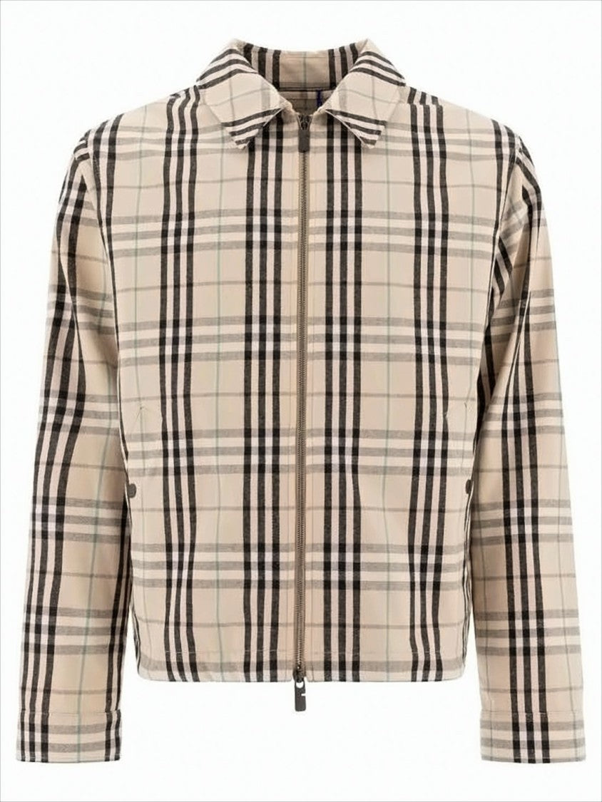 Burberry Cropped Classic Check Jacket