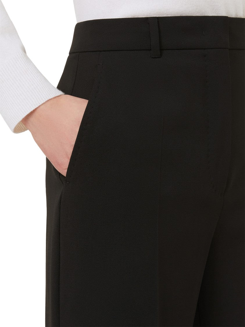 Max Mara Wide-Leg High-Waisted Trousers With Tailored Finish