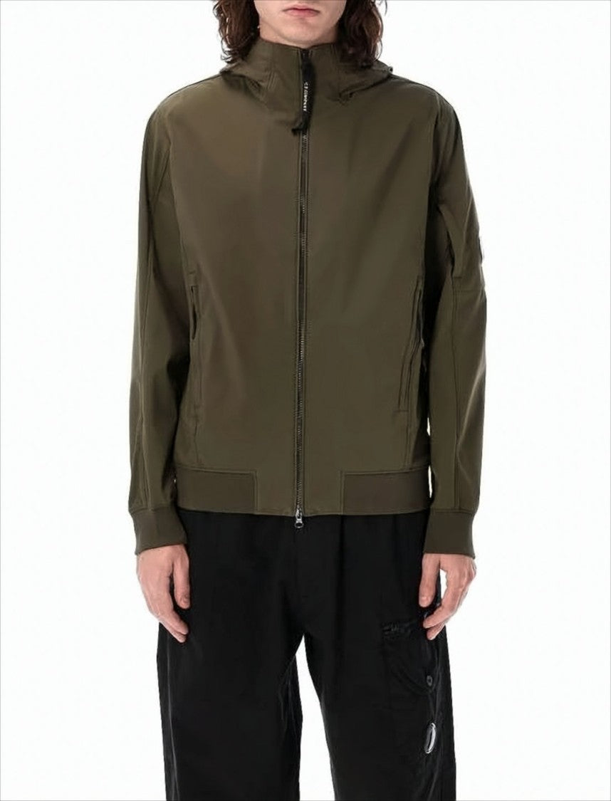 C.P. Company Fitted Green Jacket With High Collar