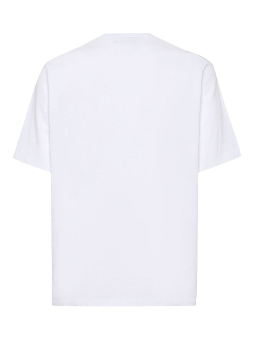 Dsquared2 Graphic Print Cotton Jersey T-Shirt With Crew Neck