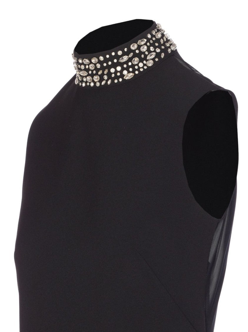 Liu Jo Mini Dress With Rhinestone Embellishments