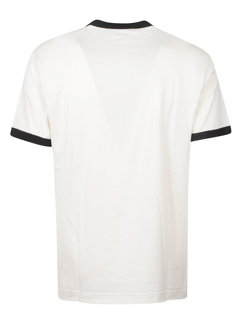 Dolce & Gabbana Graphic Print Cotton T-Shirt With Retro Design