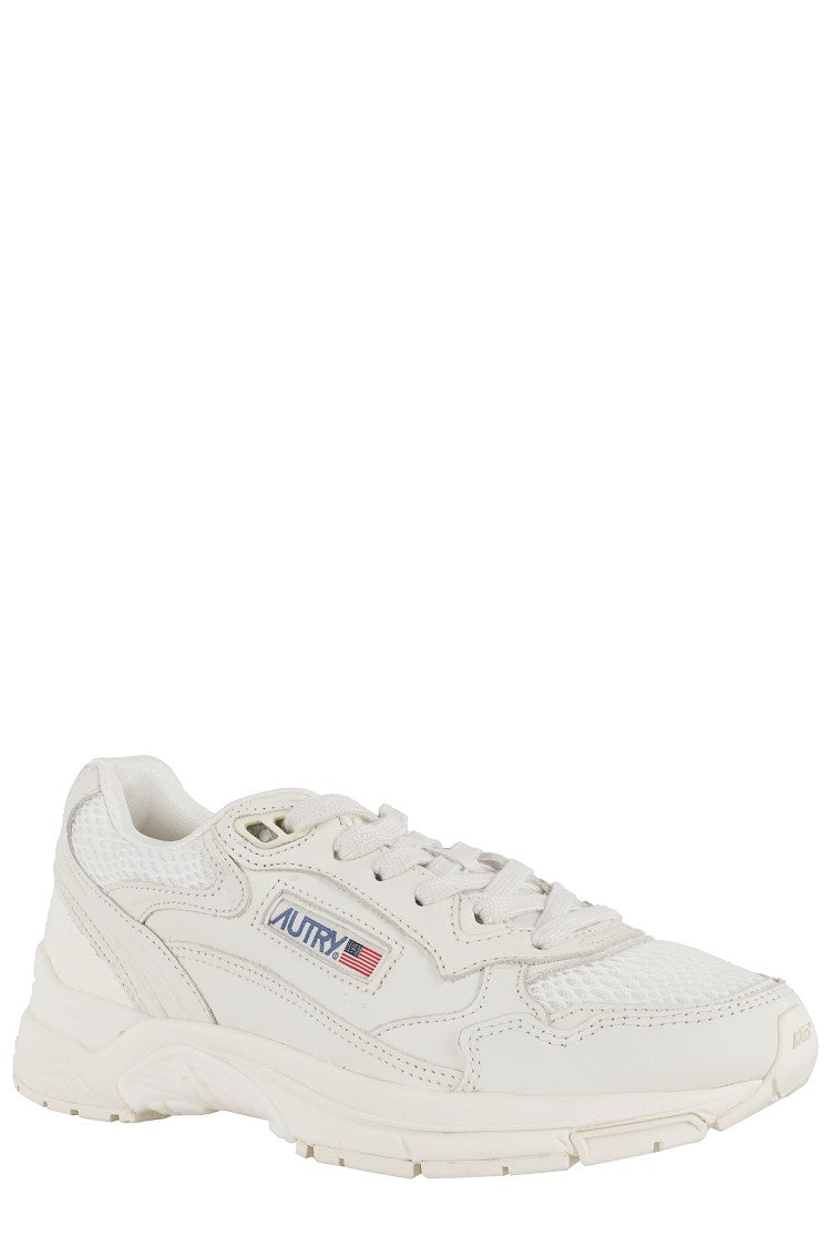Autry Hyperway Sneakers With Leather-Mesh Upper