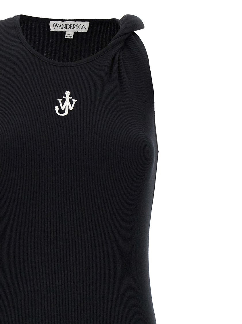 J. W. Anderson Logo Ribbed Dress