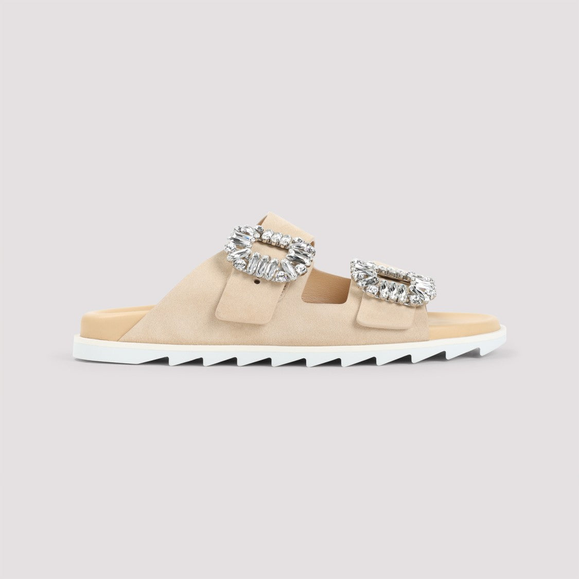 Roger Vivier Slidy Strass Buckle Sandals