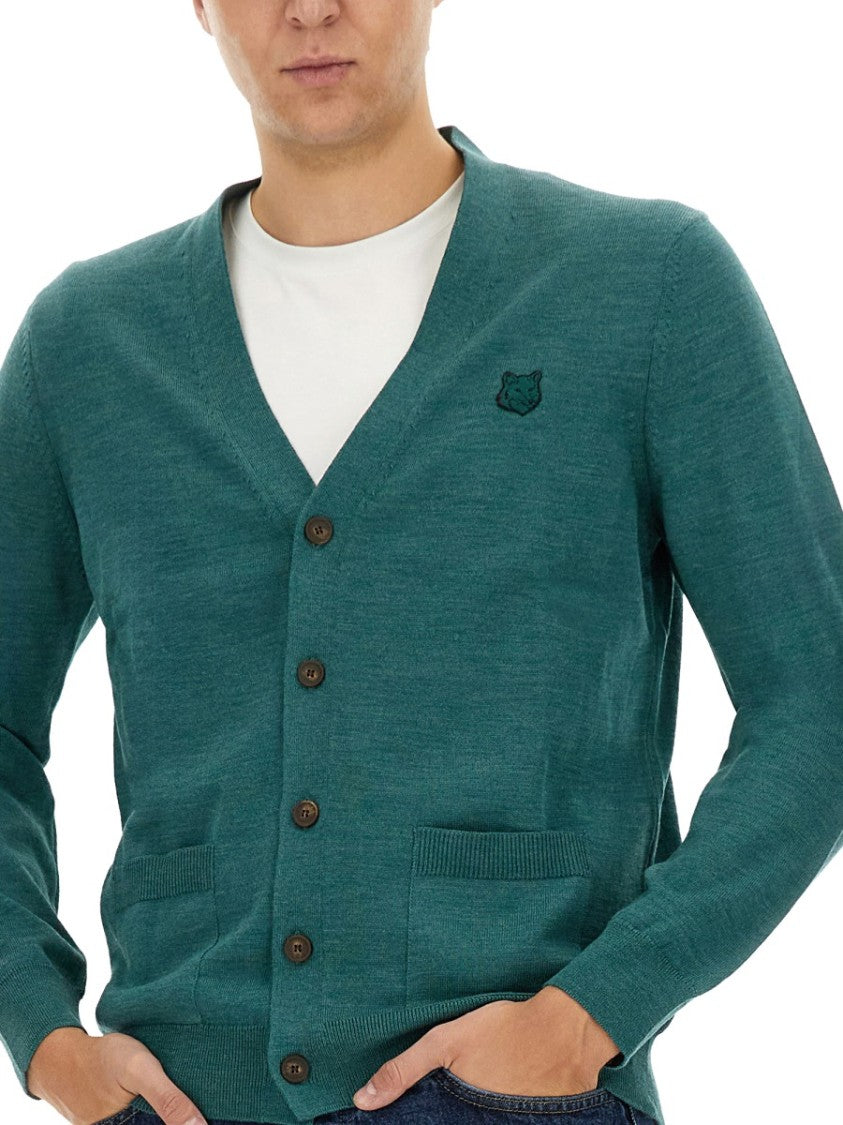 Maison Kitsuné "Regular Bold Fox Head Patch" Cardigan