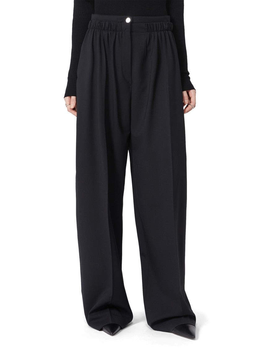 Max Mara Tailored Straight-Leg Trousers With Smooth Finish