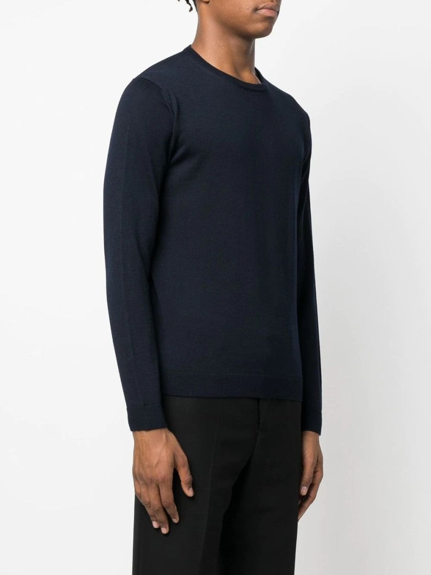 Roberto Collina Fine Knit Merino Wool Crewneck Sweater