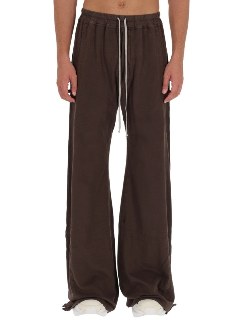 Drkshdw By Rick Owens Wide-Leg Brown Trousers