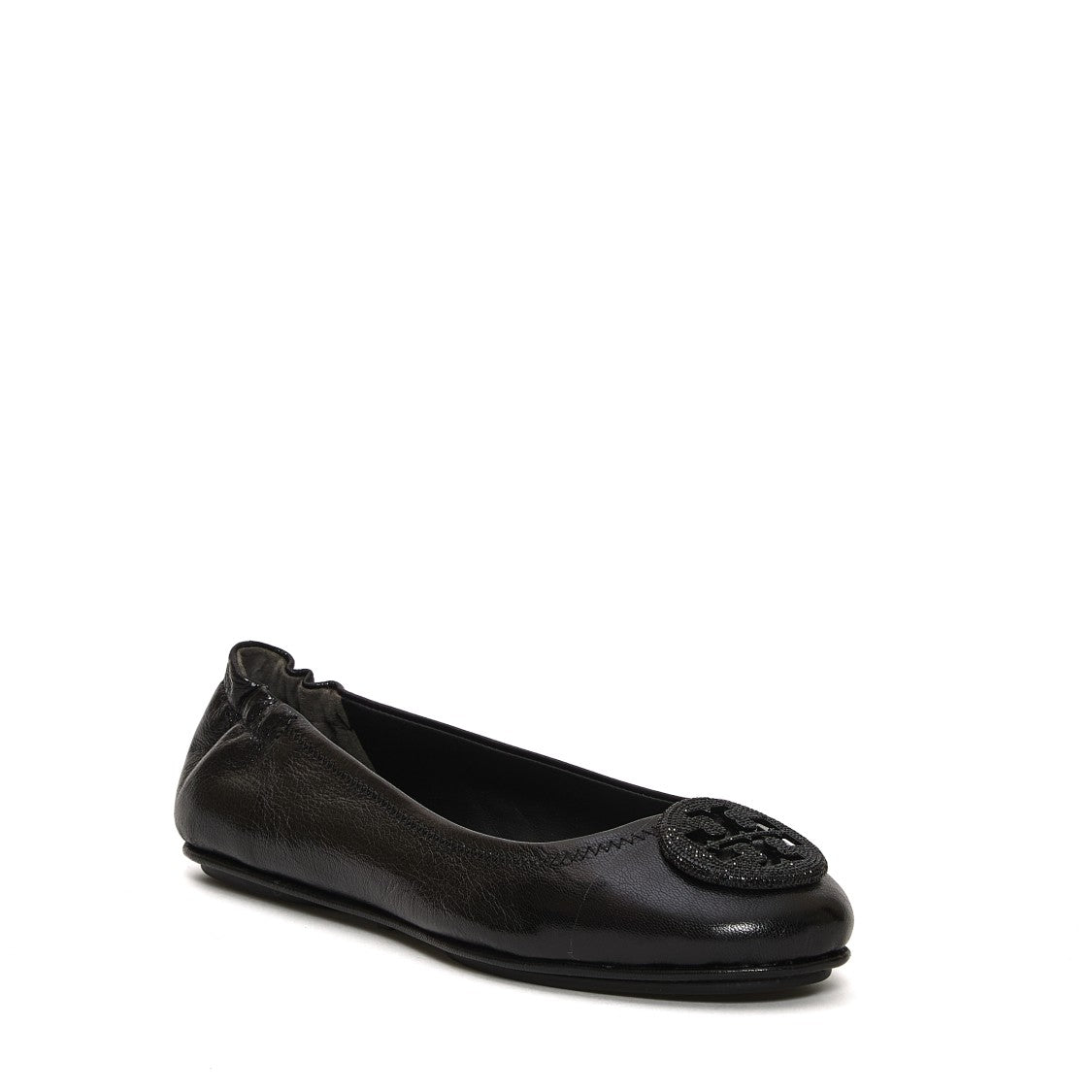 Tory Burch Minnie Travel Black Ballerina