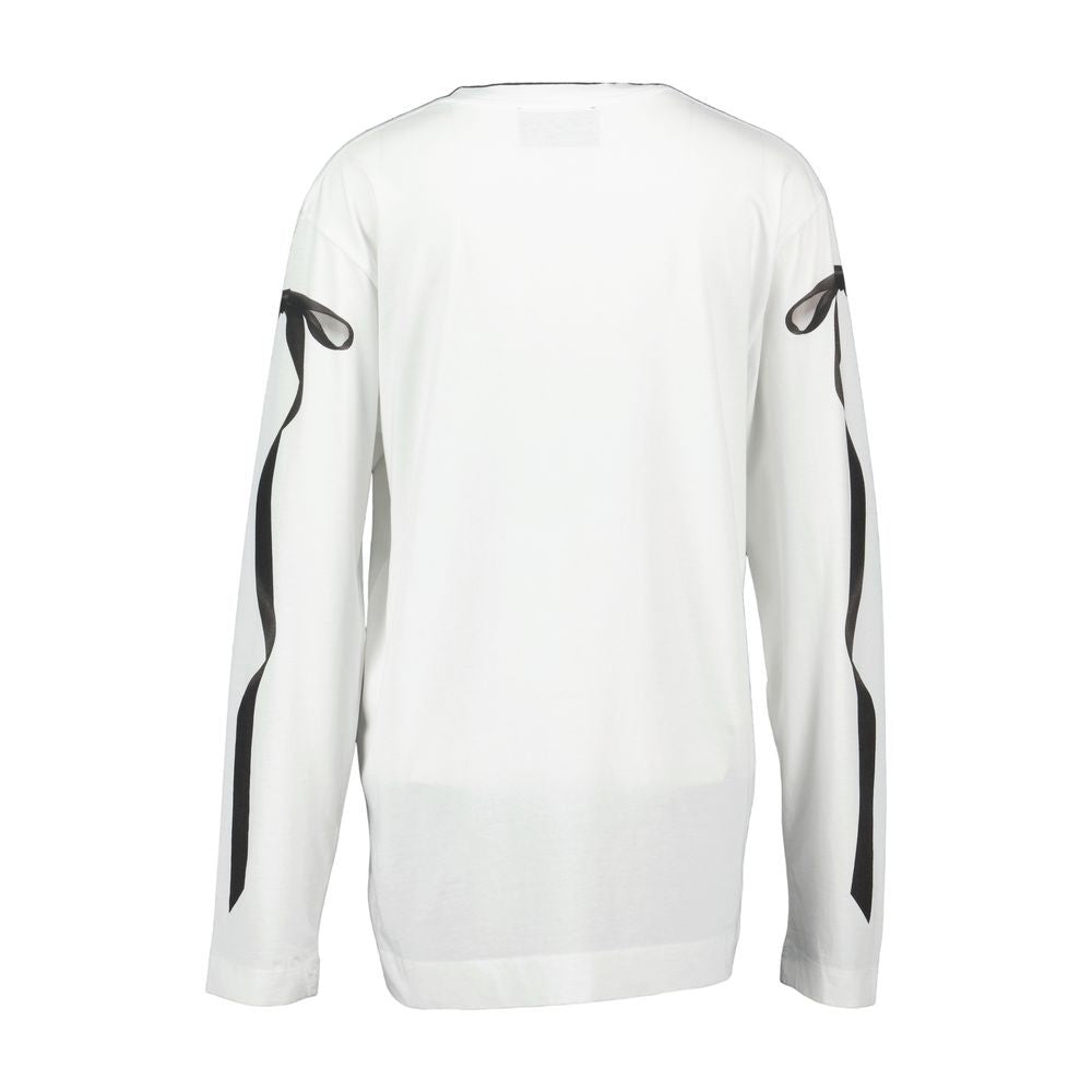 Simone Rocha Bow Tail T Shirt - Cotton - White