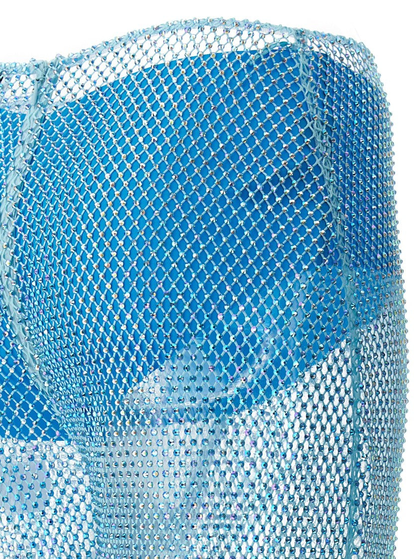 Giuseppe Di Morabito Sequin Mesh Pants With Removable Culottes