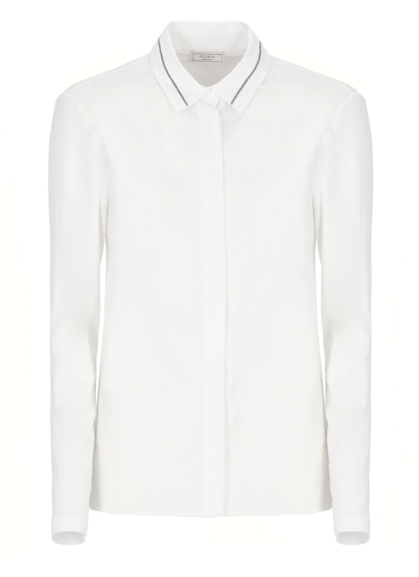 Peserico White Cotton Shirt