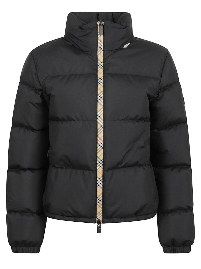 Burberry Quilted Down Jacket With Equestrian Knight Detail