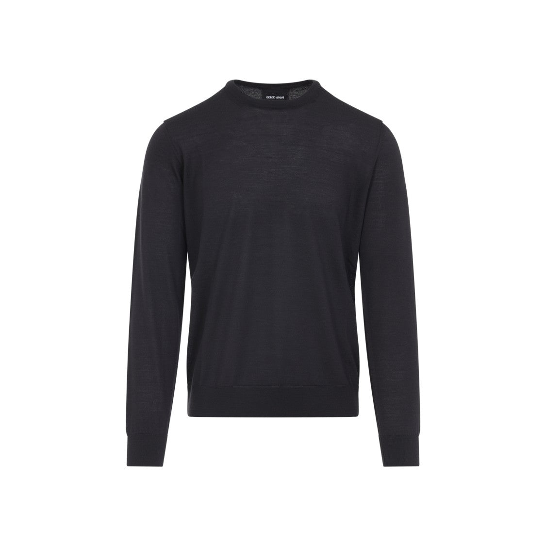 Giorgio Armani Wenge Grey Virgin Wool Sweater