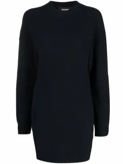 Dsquared2 Ribbed-Knit Short Dress