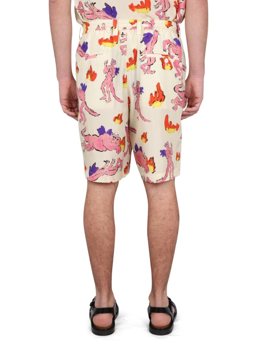 Marni Playful Print Bermuda Shorts