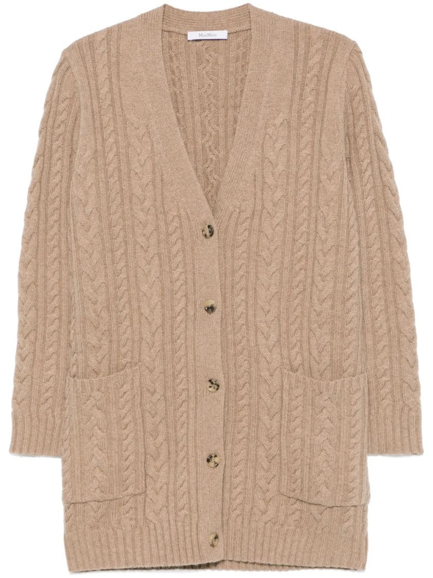 Max Mara Relaxed Fit Cable Knit Cardigan