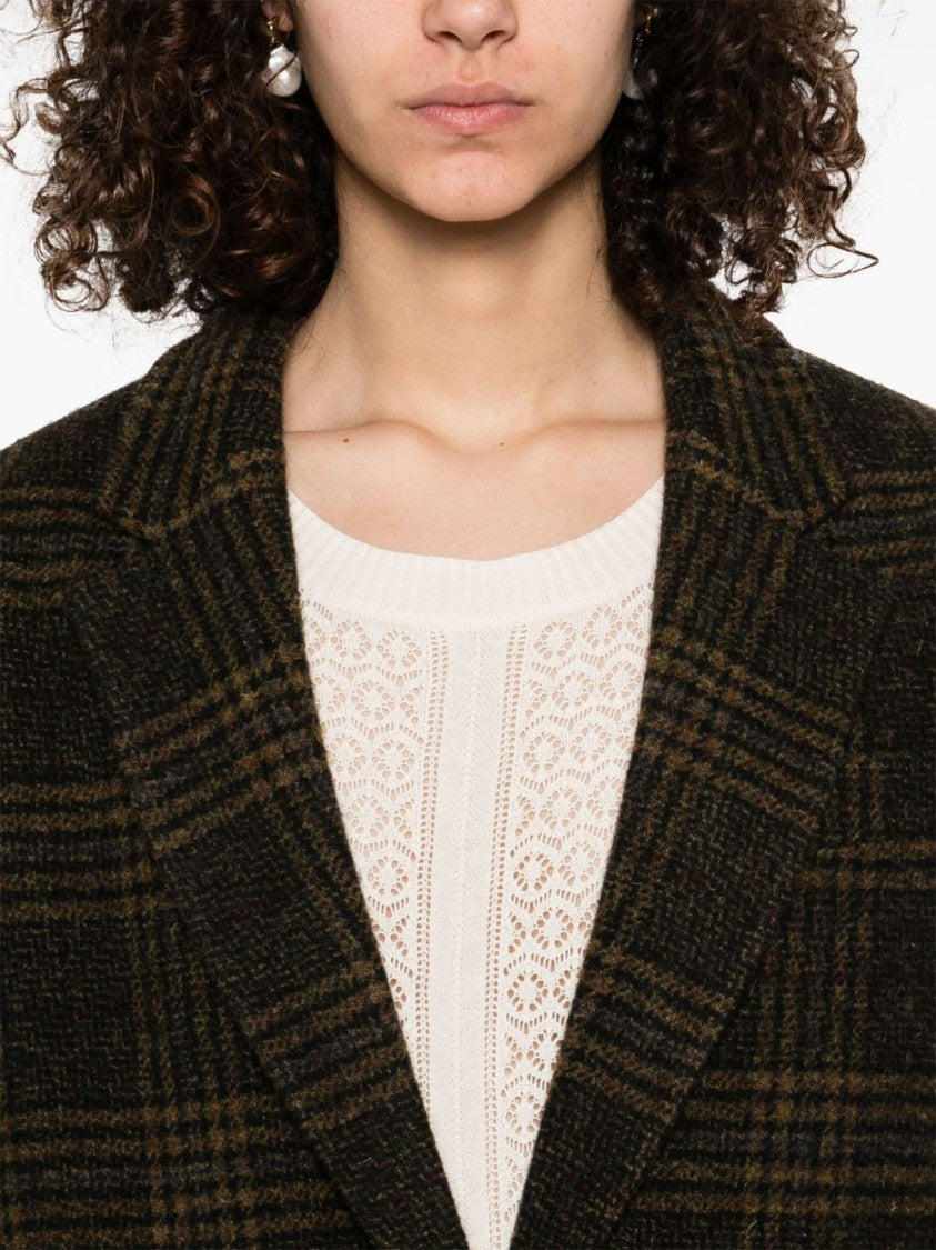 Isabel Marant Étoile Textured Virgin Wool Jacket With Notched Lapel