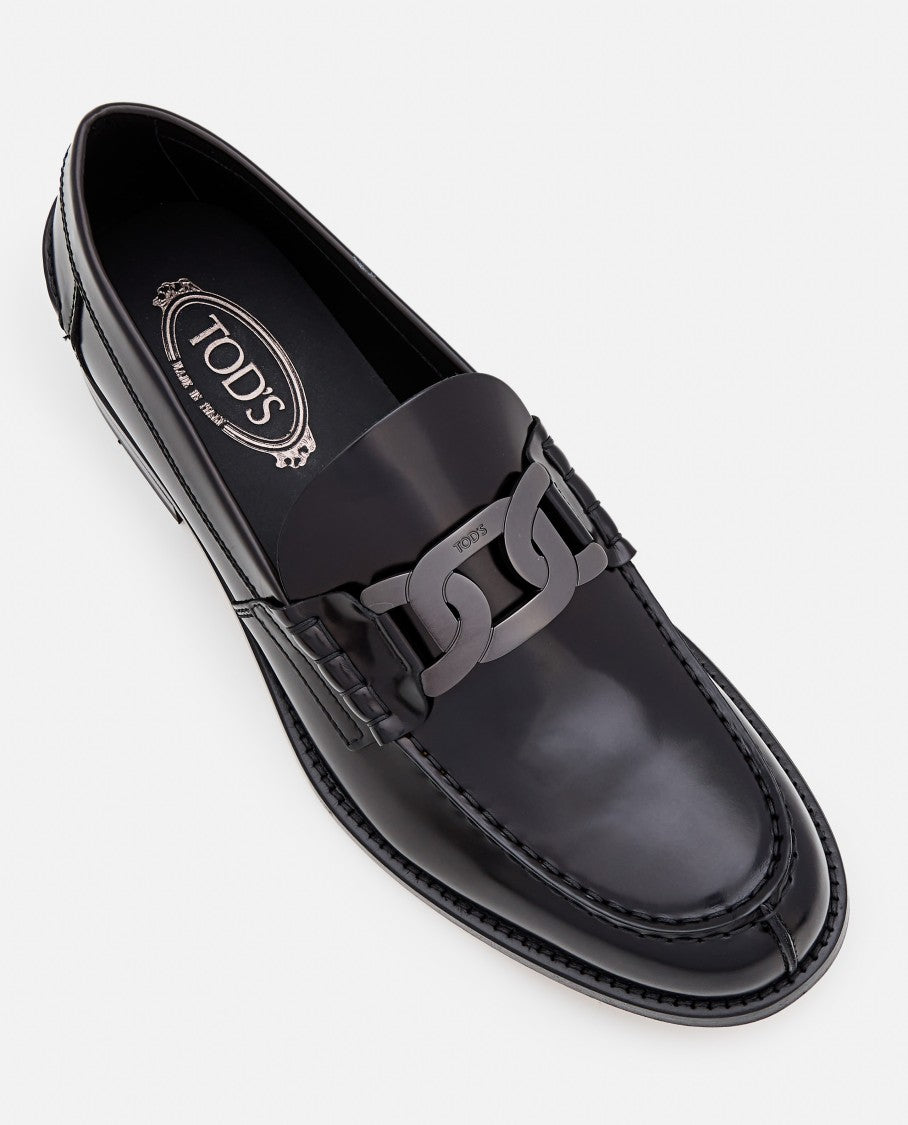 Tod's Black Leather Shoes