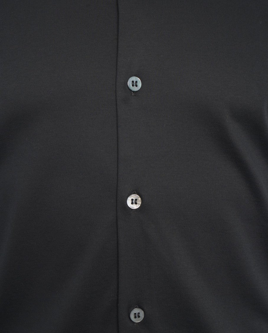 Guglieminotti Timeless Cotton Shirt With Kent Collar And Buttoned Cuffs