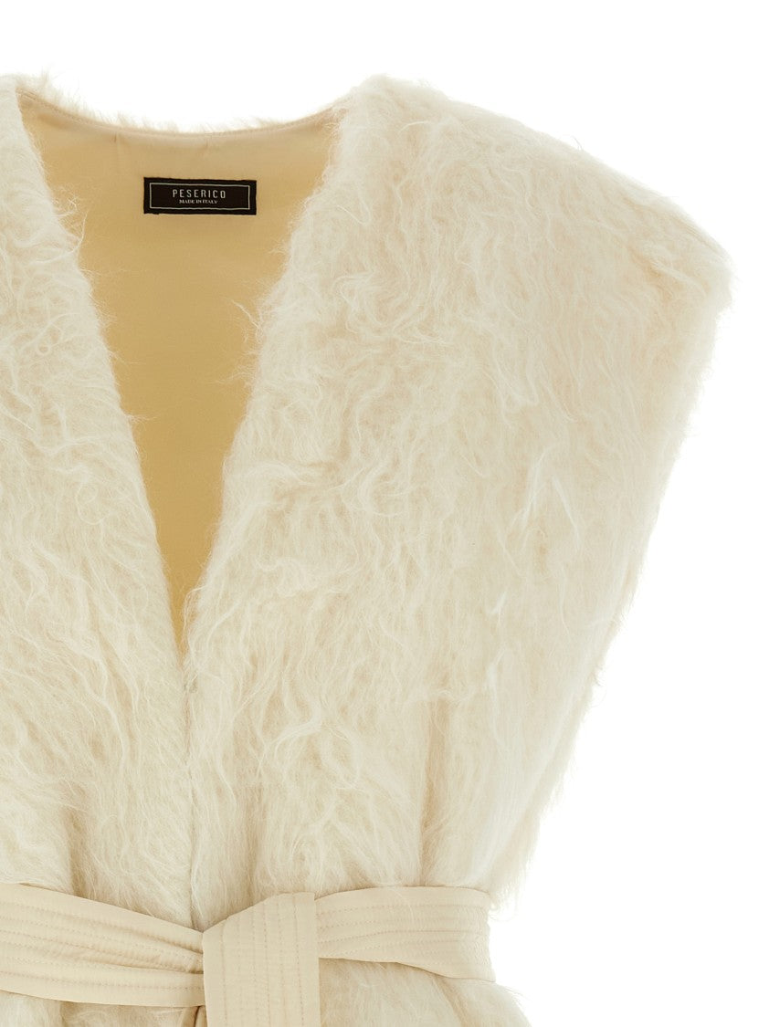 Peserico Long-Haired Alpaca Wool Vest