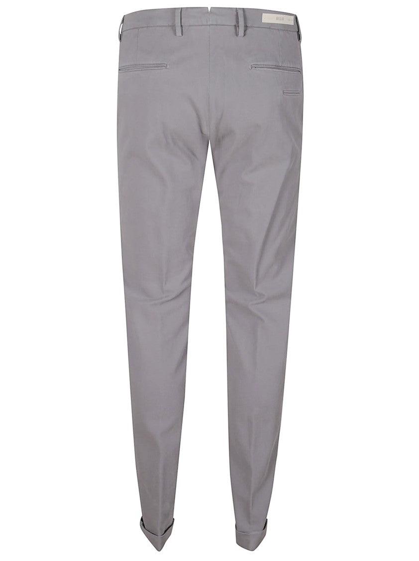 Briglia Slim Fit Tailored Grey Trousers