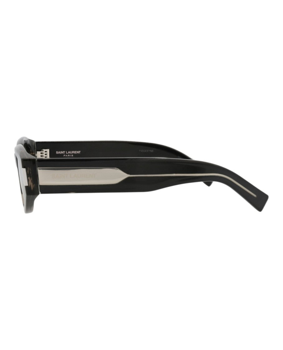 Saint Laurent Round-Frame Recycled Acetate Sunglasses