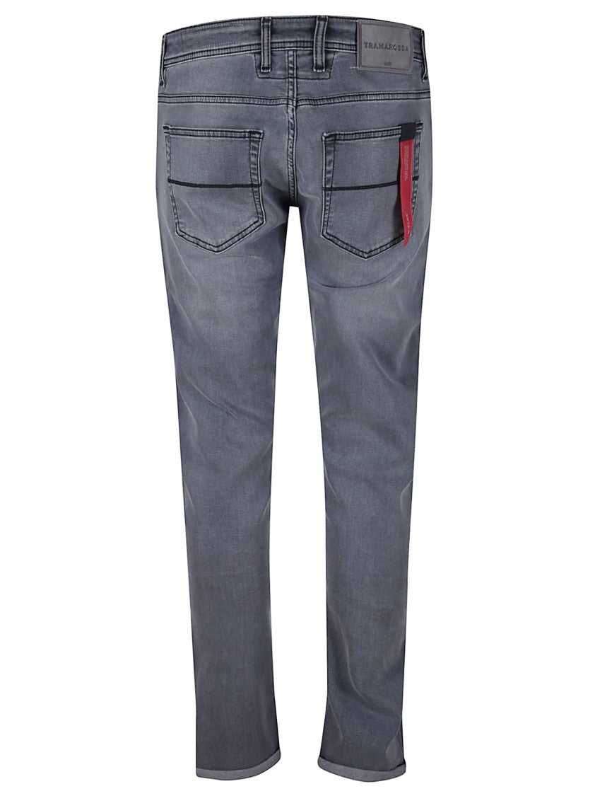 Tramarossa Slim-Fit Grey Denim Jeans
