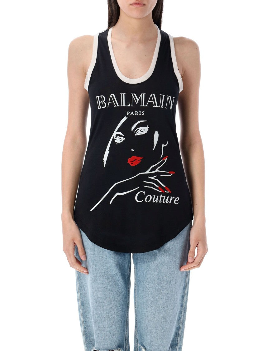 Balmain Balmain Woman Print Top