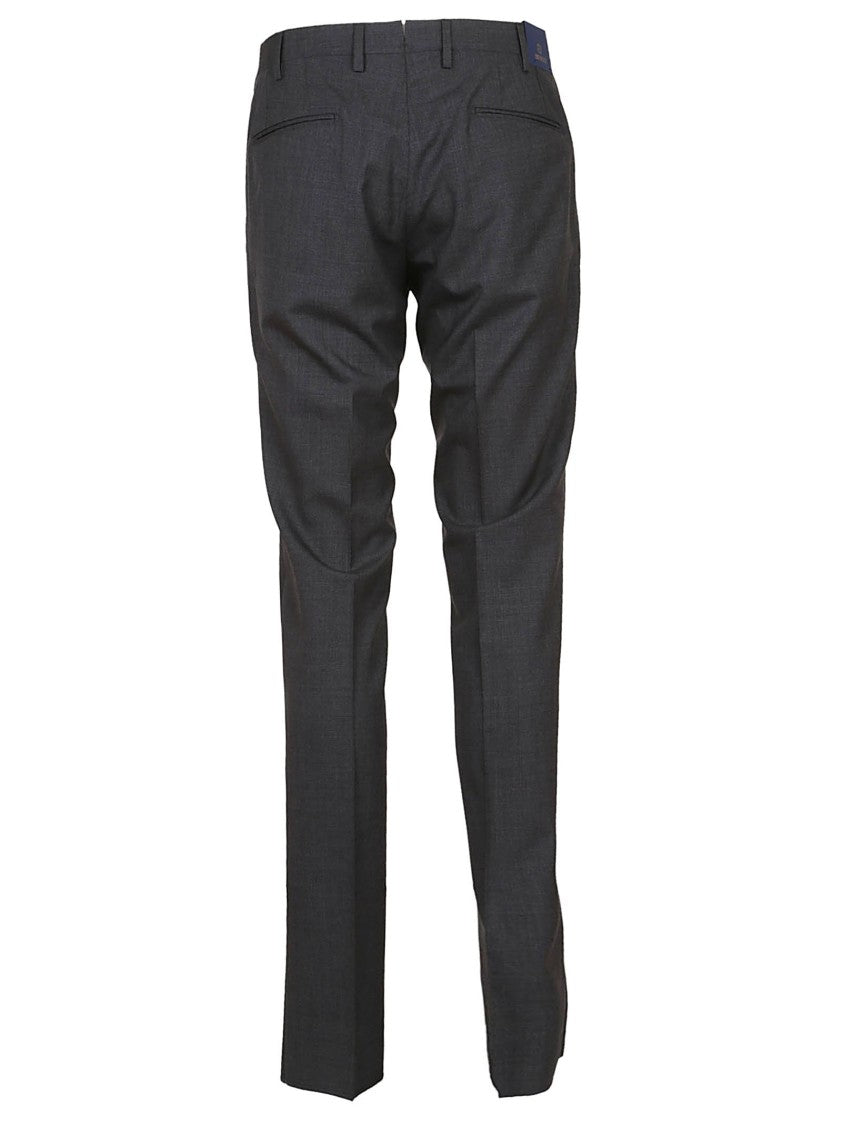 Biagio Santaniello Tailored Navy Blue Wool Bermuda Shorts