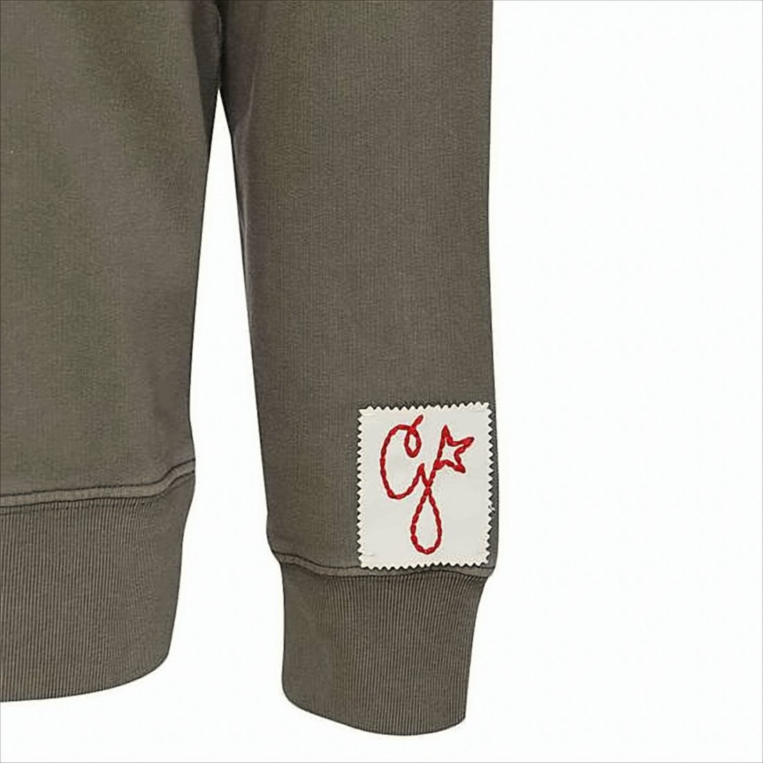 Golden Goose Crewneck Sweatshirt With Distressed Print And Unique Embroidery