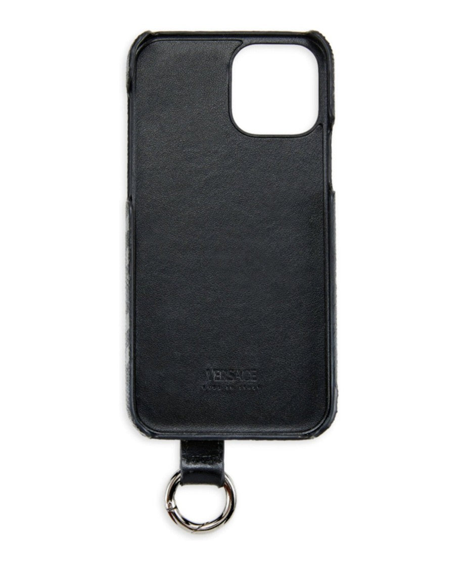 Versace Coated Canvas La Greca Iphone 12 Case