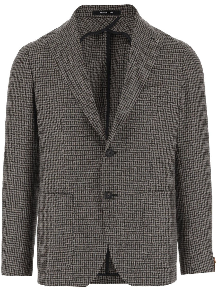 Tagliatore Single-Breasted Wool Jacket