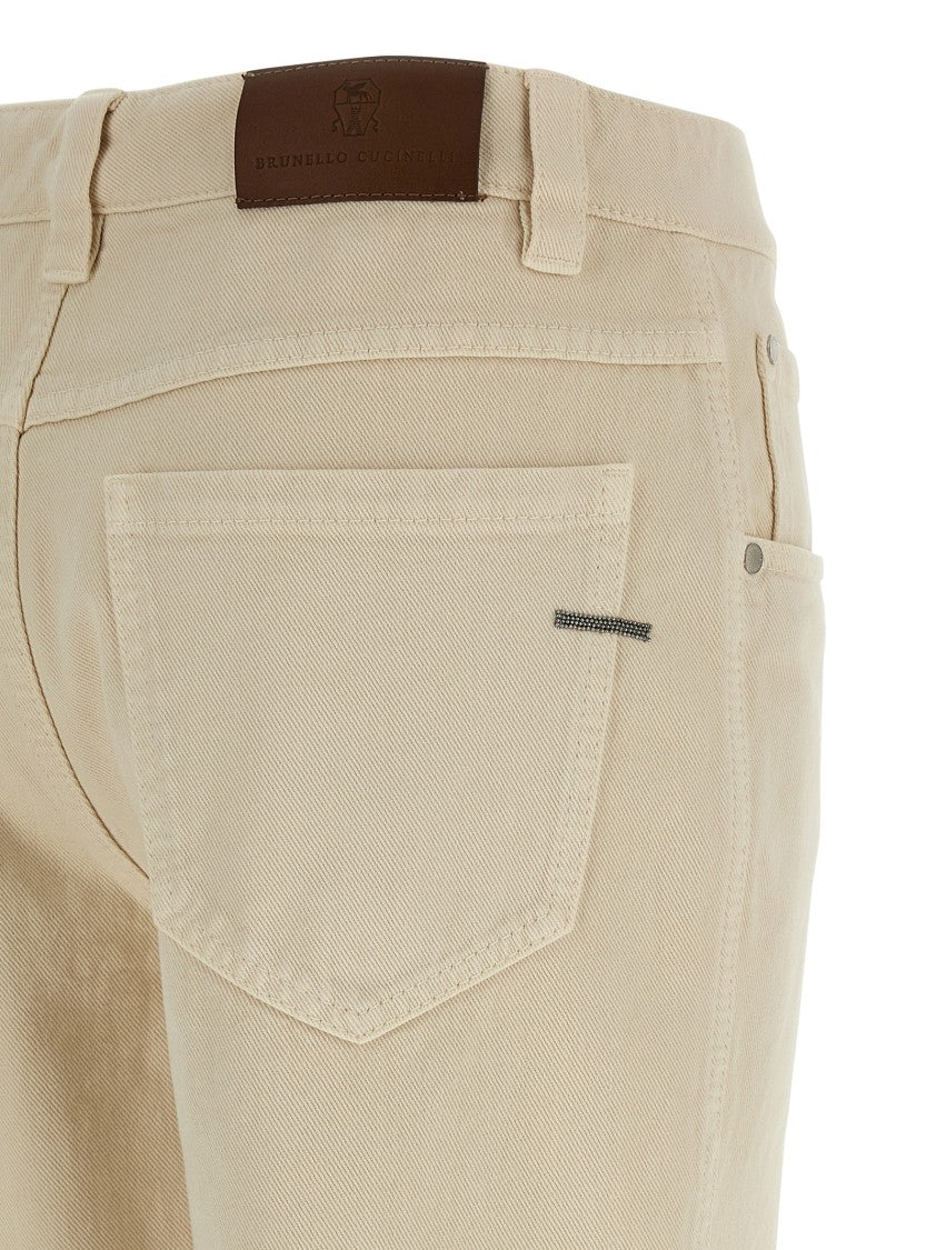 Brunello Cucinelli Straight-Fit Denim Trousers