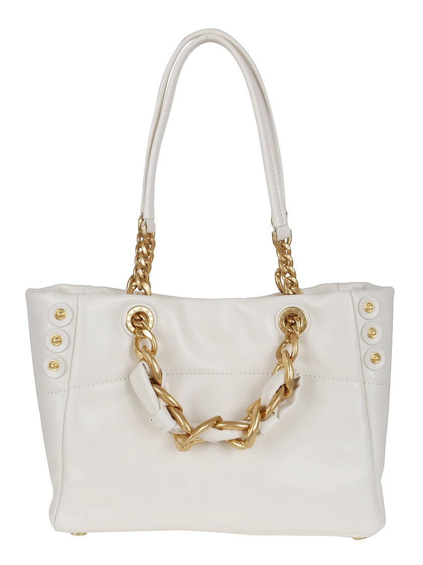 Balmain 1945 Soft Cabas Small-Crinkled Leather