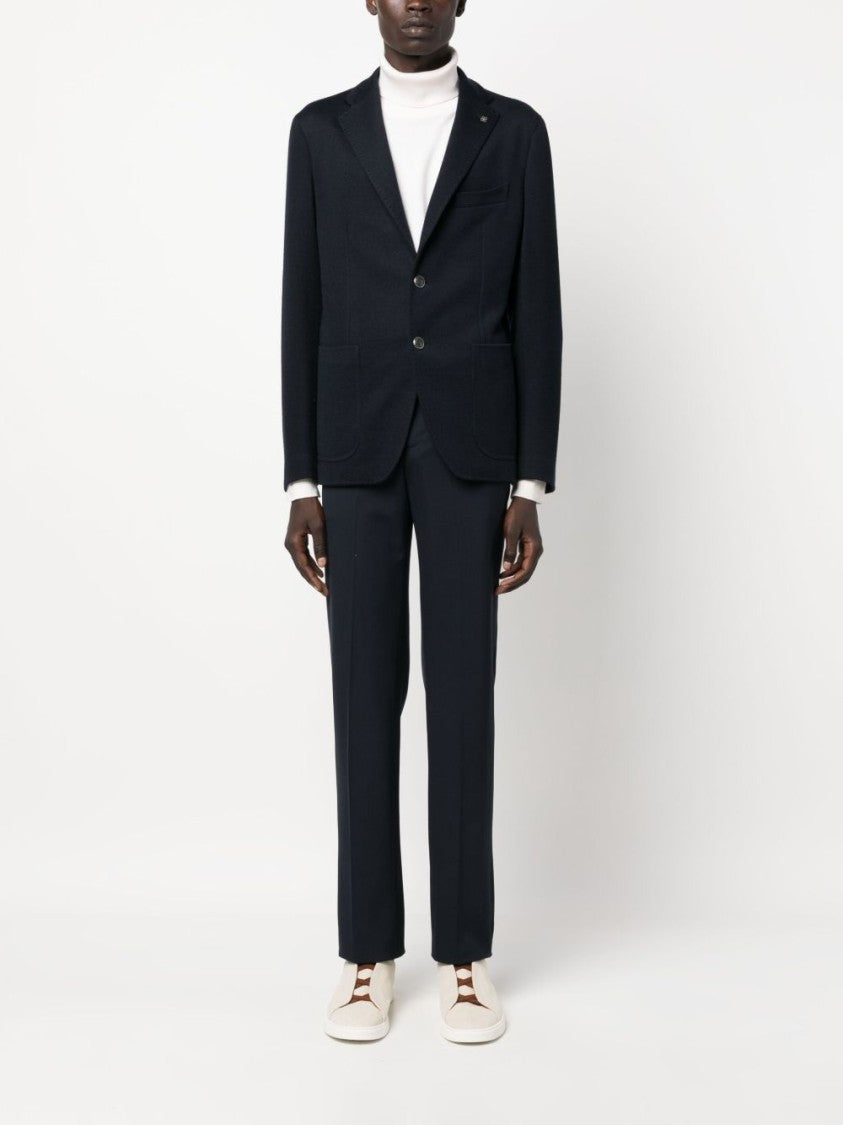 Tagliatore Tailored Blazer-Style Jacket With Textured Weave