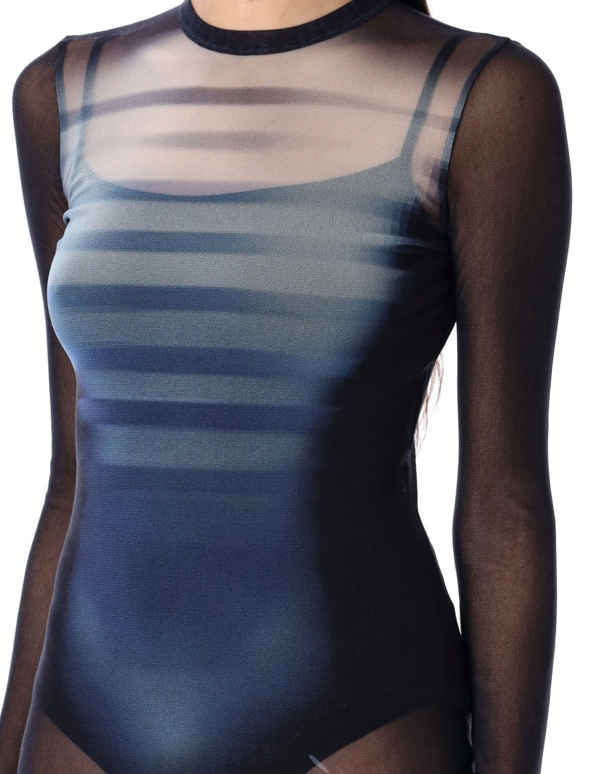 Jean Paul Gaultier Le Male Mesh Long Dress