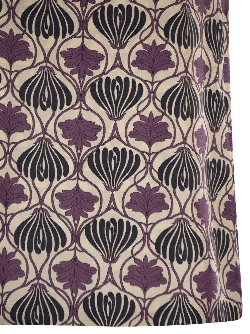 Max Mara Timetop - Reversible Printed Silk Top