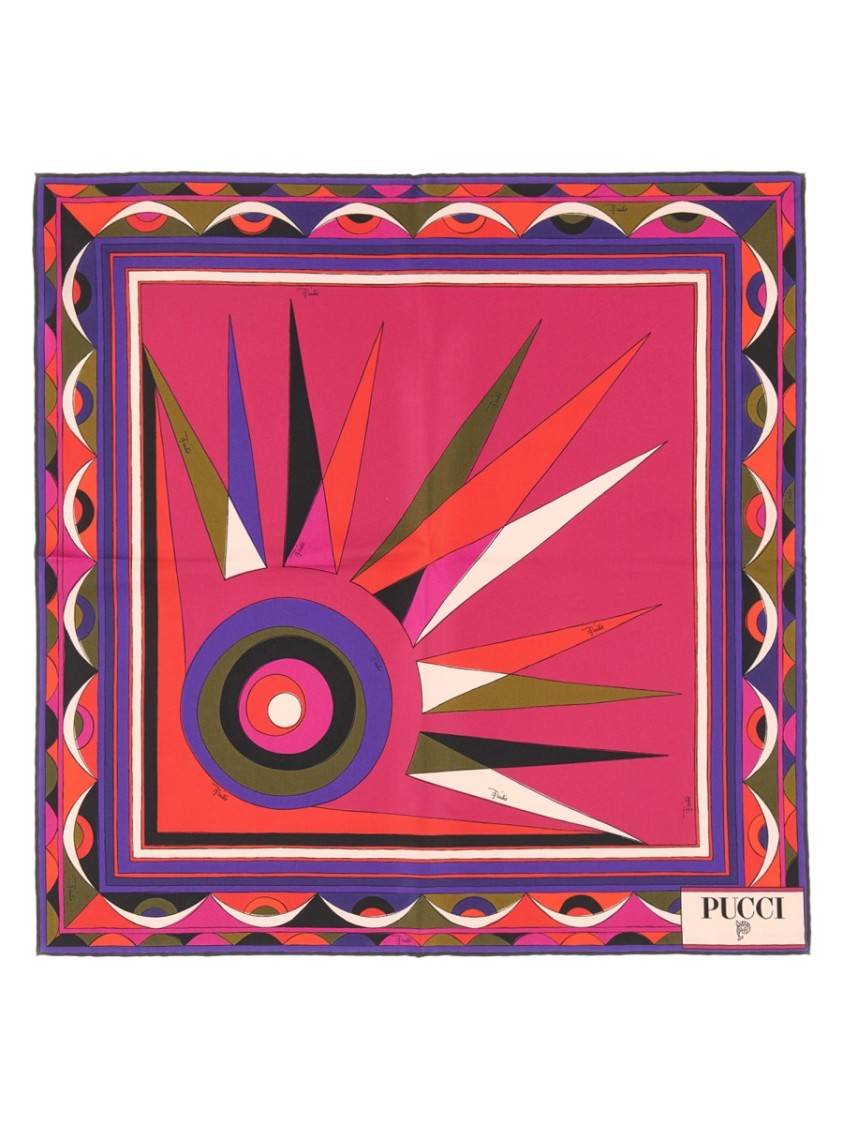 Pucci Hawaii Print Scarf