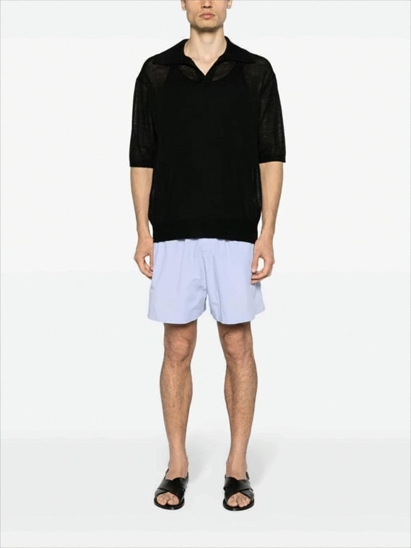 Auralee Relaxed Fit Polo Shirt With Classic Collar