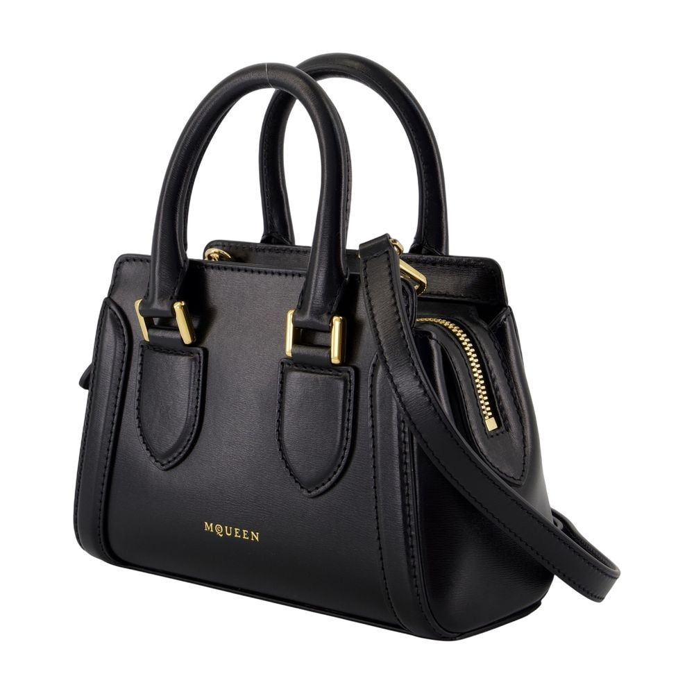 Alexander Mcqueen Birdee Mini Purse - Leather - Black