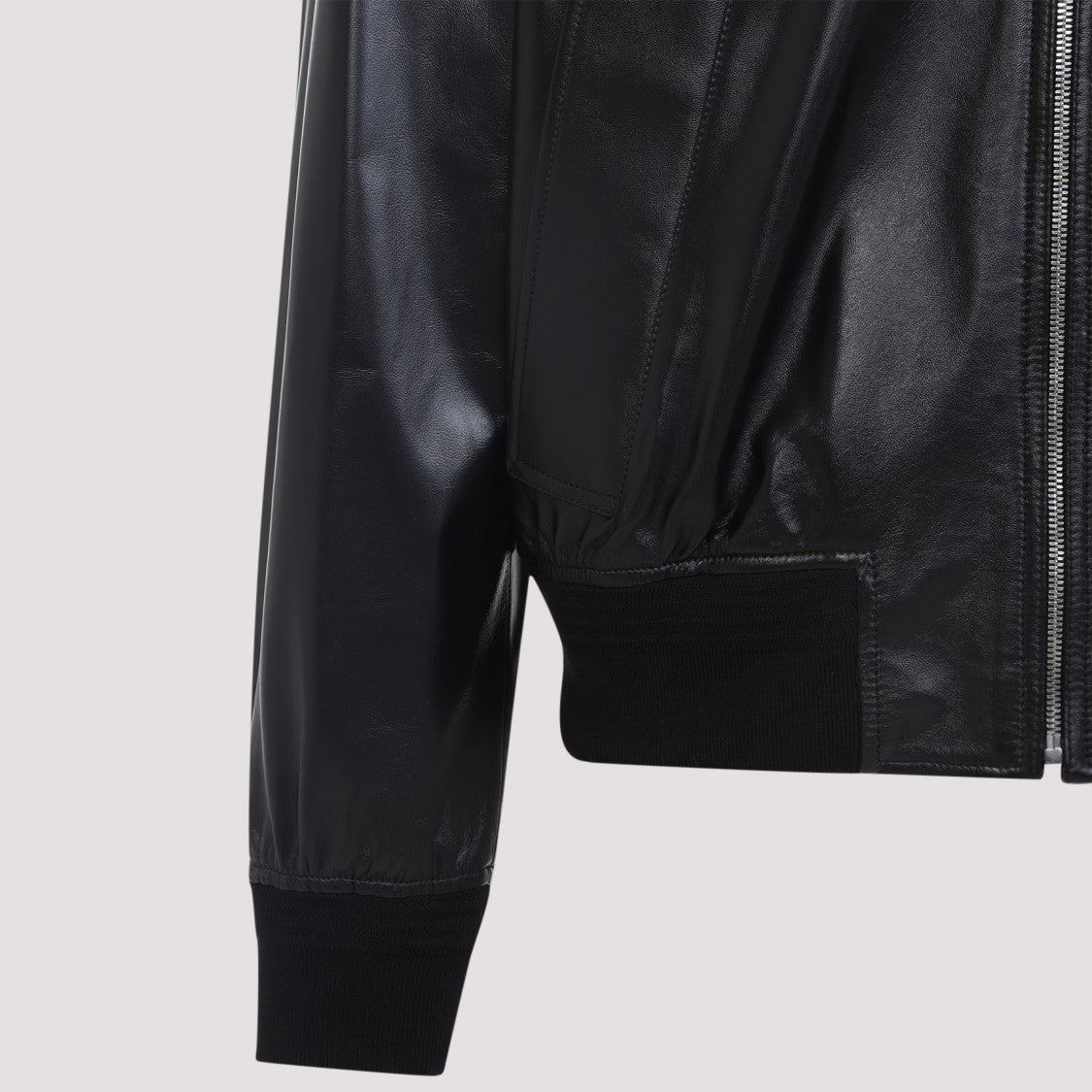 Bottega Veneta Nappa Leather Coat With Classic Collar