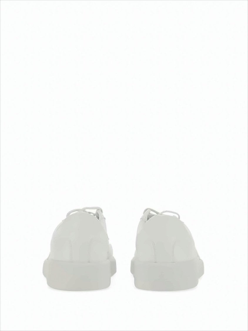 Golden Goose White Low-Top Sneakers With Lace-Up Front