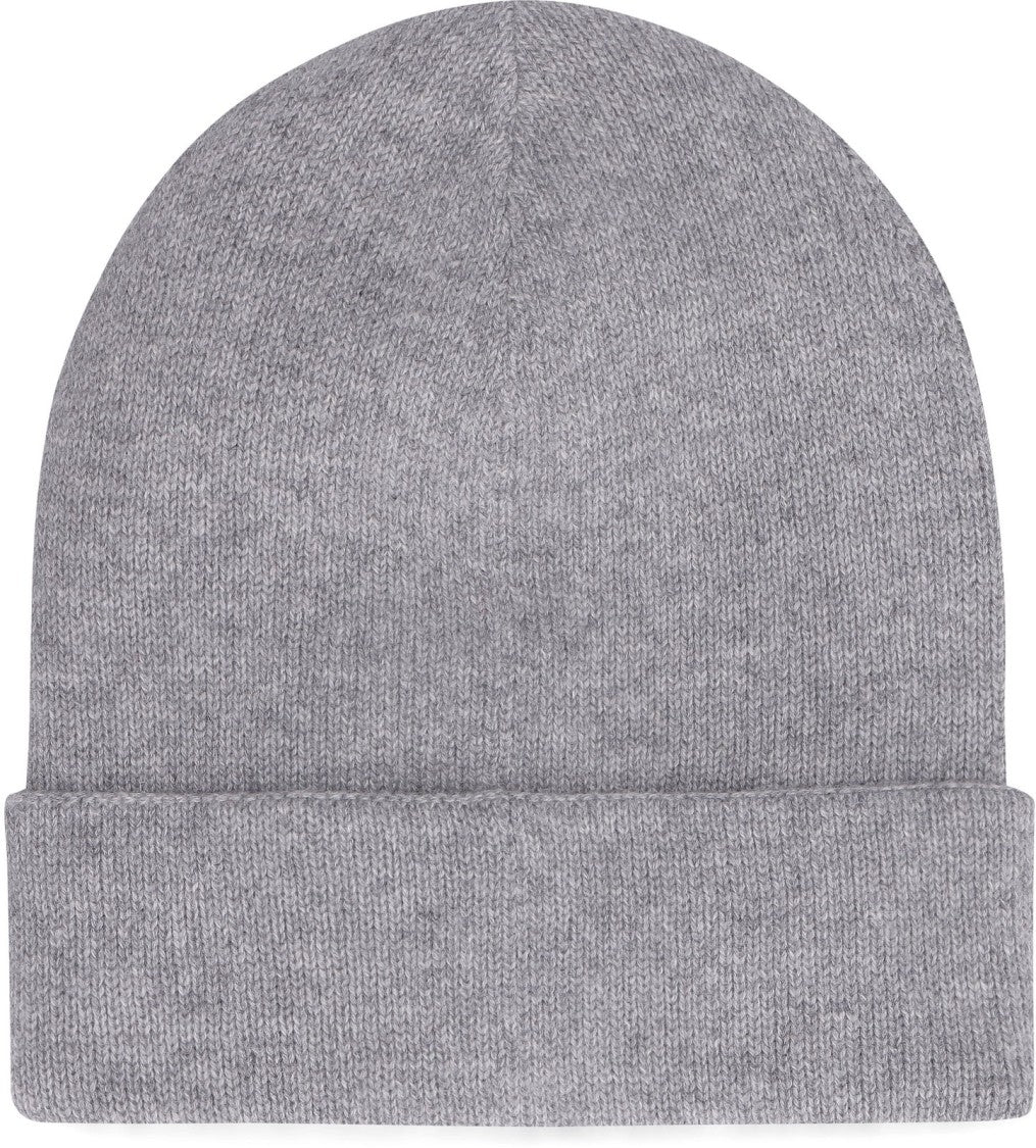Alexander Mcqueen Black Cashemire Cap