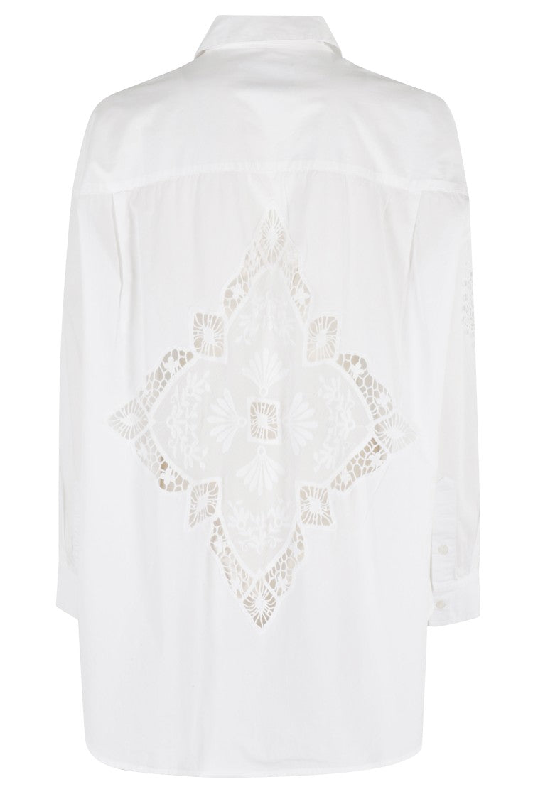 Essentiel Antwerp Identical Lace Applique Shirt