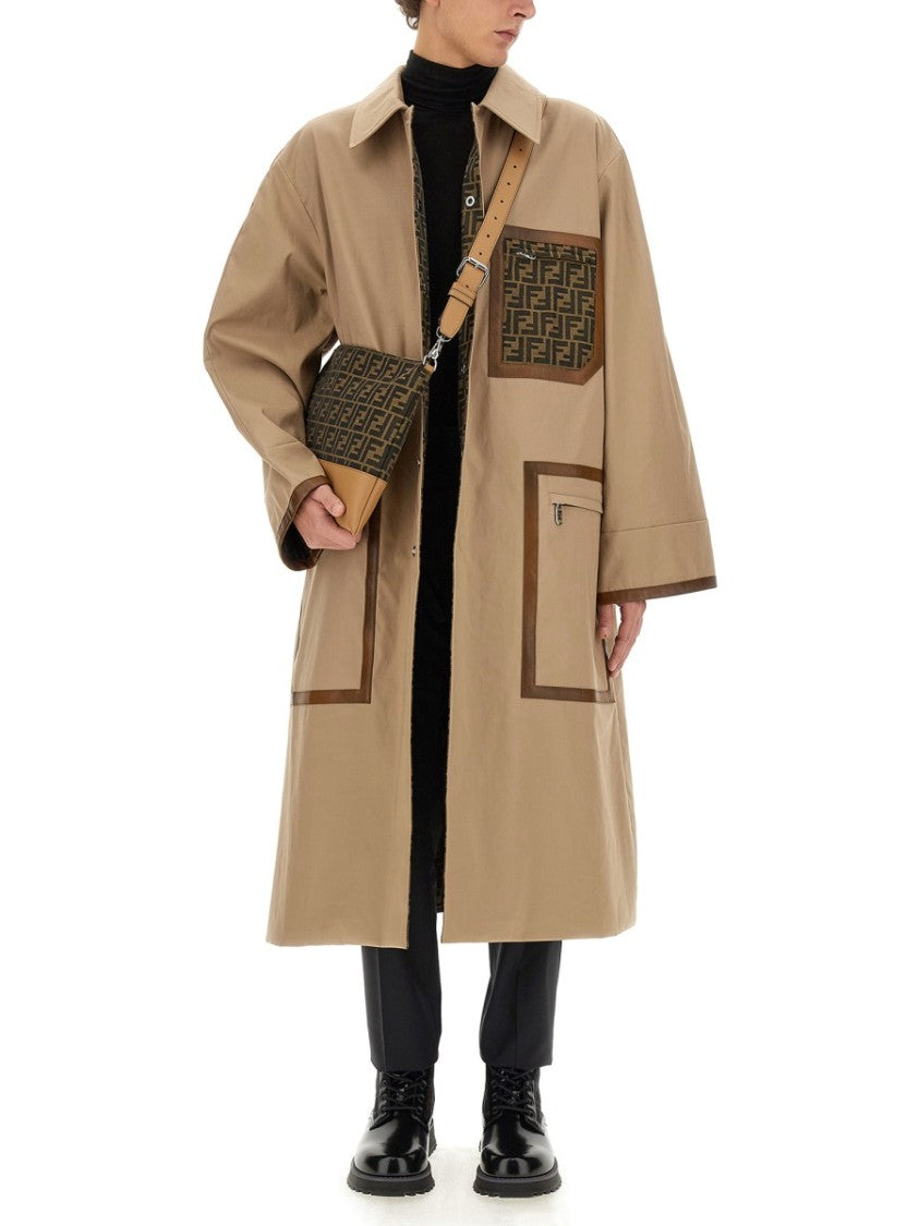 Fendi Fabric Trench Coat