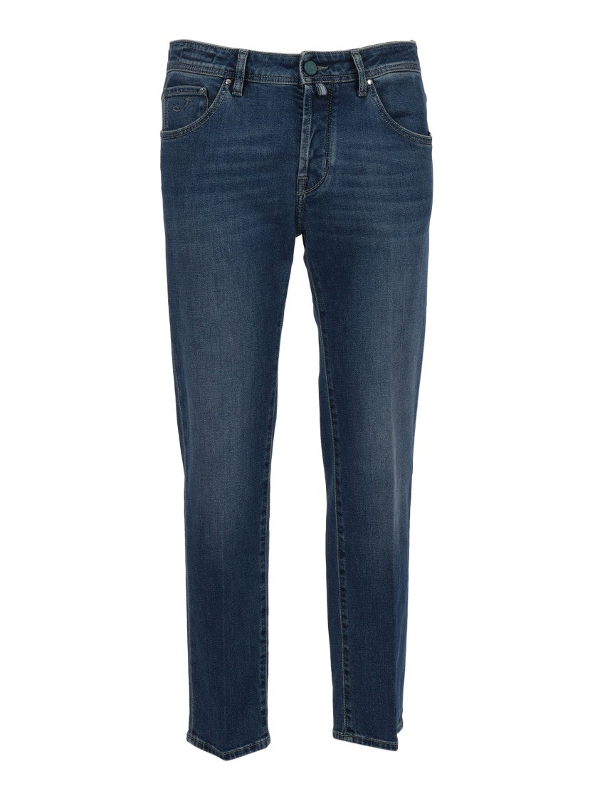 Jacob Cohen Pant5 Pkt Cropped Slim Fit Scott