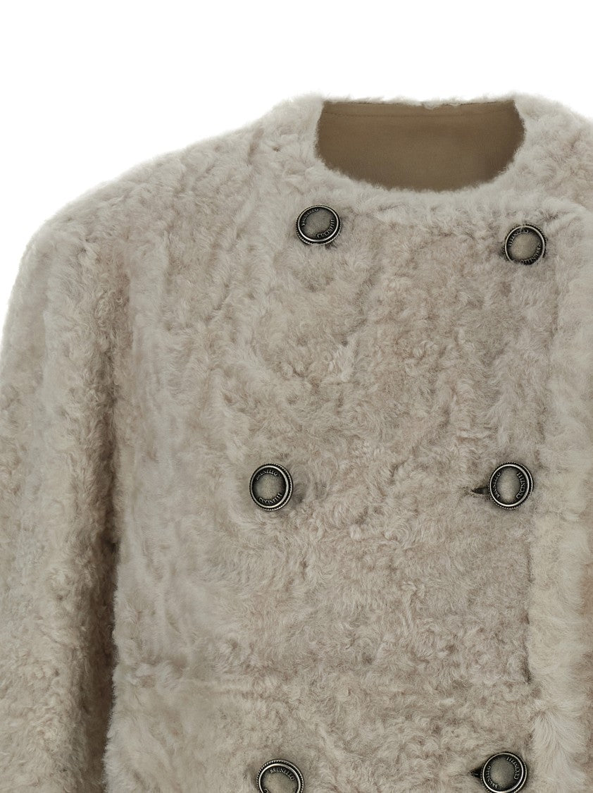Brunello Cucinelli Fuzzy' Reversible Caban