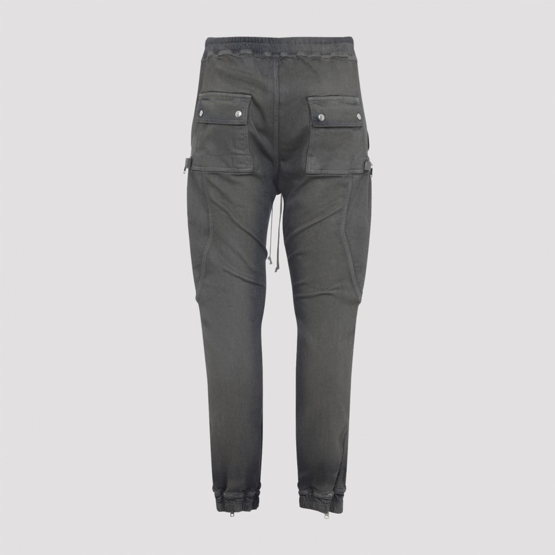 Rick Owens Tapered Fit Black Trousers